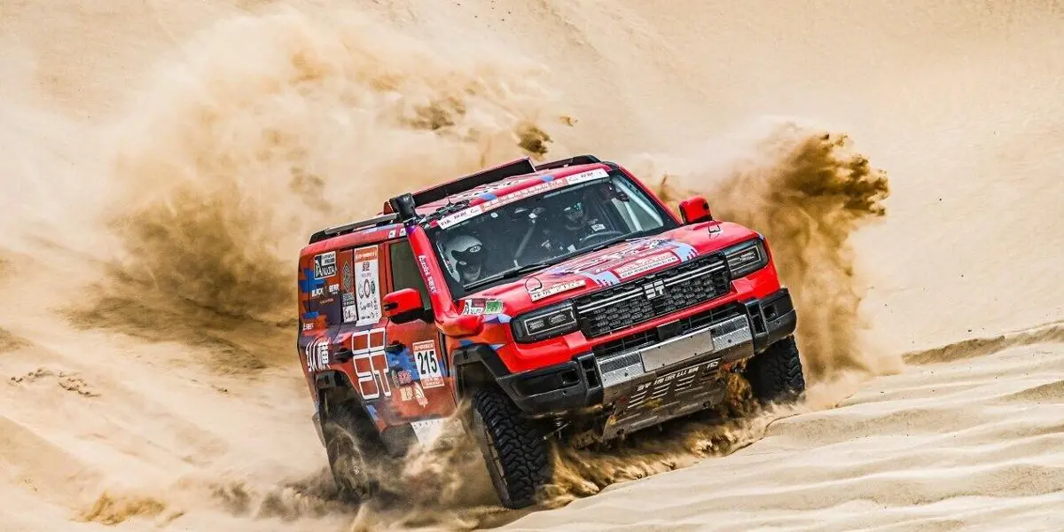 پیروزی چری در رالی تاکلیماکان 2025